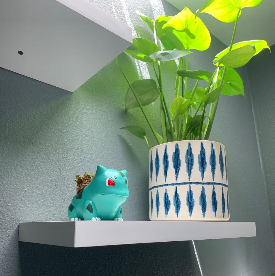 Bulbasaur Pokemon Plant Pot 4'' - Mini Anime Succulent Planter w/ Drainage Hole